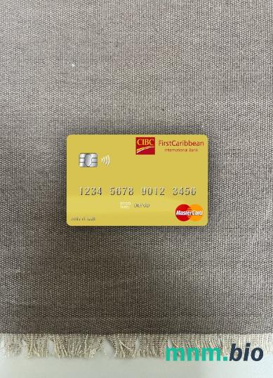 Saint Vincent and the Grenadines FirstCaribbean International bank wygląd zdjęcia mastercard skan PSD + zdjęcie
